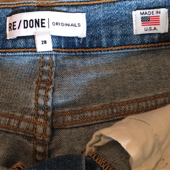 Re/Done Originals 90’s High Rise Button Fly Jeans - Picture 9 of 11